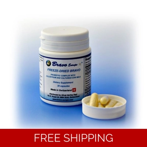 Bravo Probiotics Concentrate Capsules 30 day supply - Best Probiotic